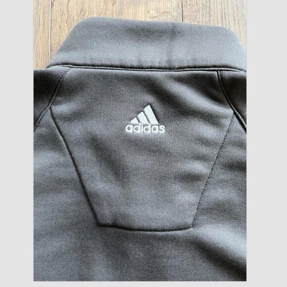 Adidas Men's Climalite Golf 1/4 Zip Pullover Fleece Size M Blk Athletic Outdoor - Picture 3 of 8